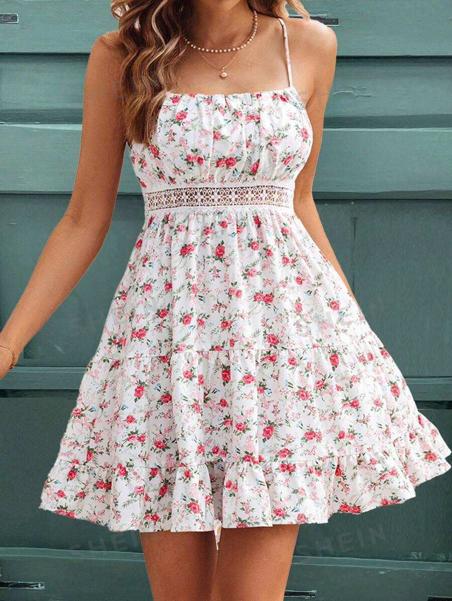 Floral Print Short Dress