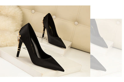 Satin Pumps