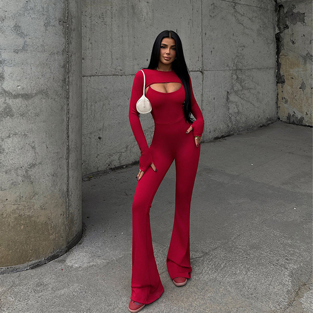 Ember & Russet Cut-Out Jumpsuit