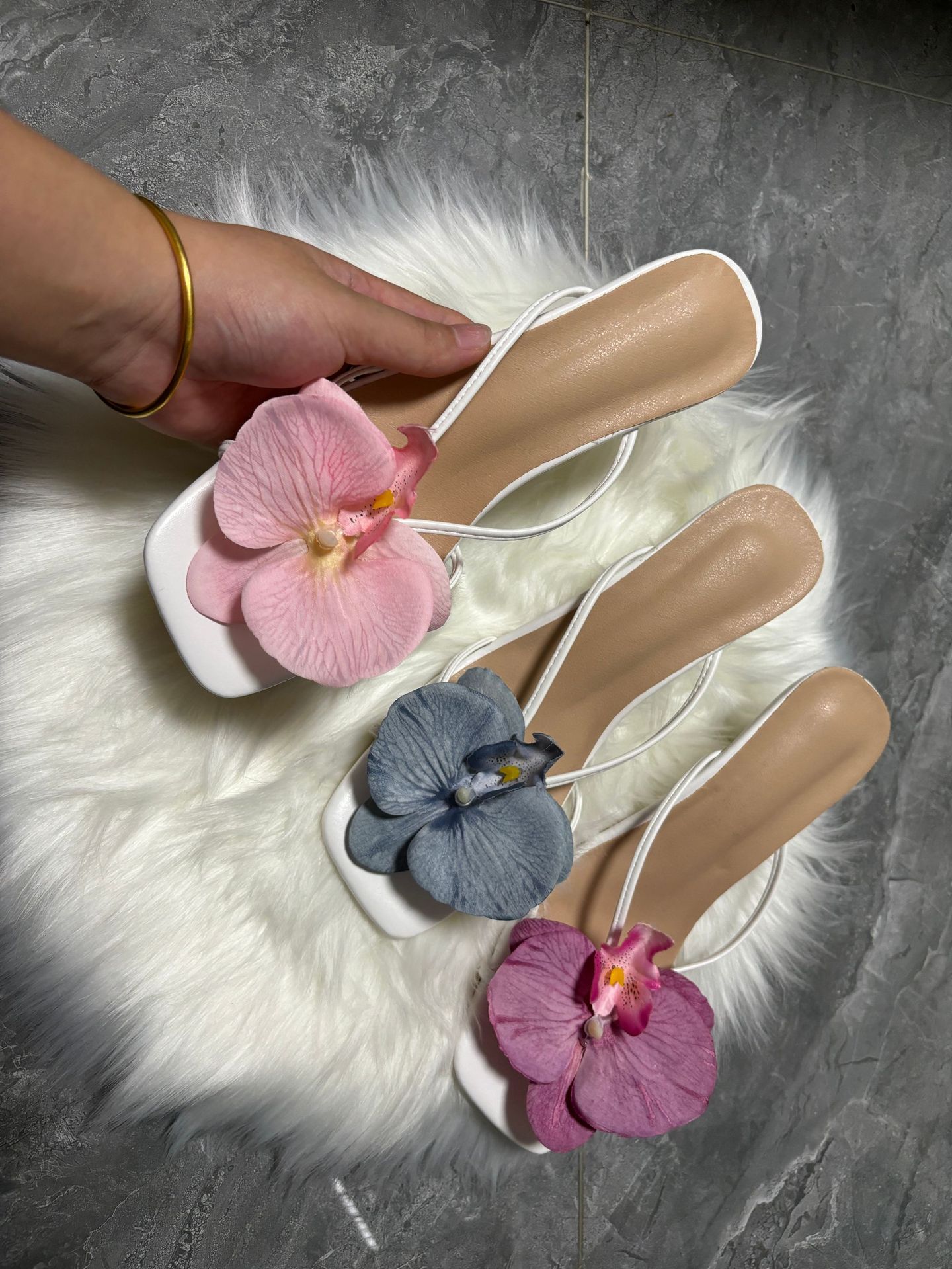 Flower Stylish Beach Heels