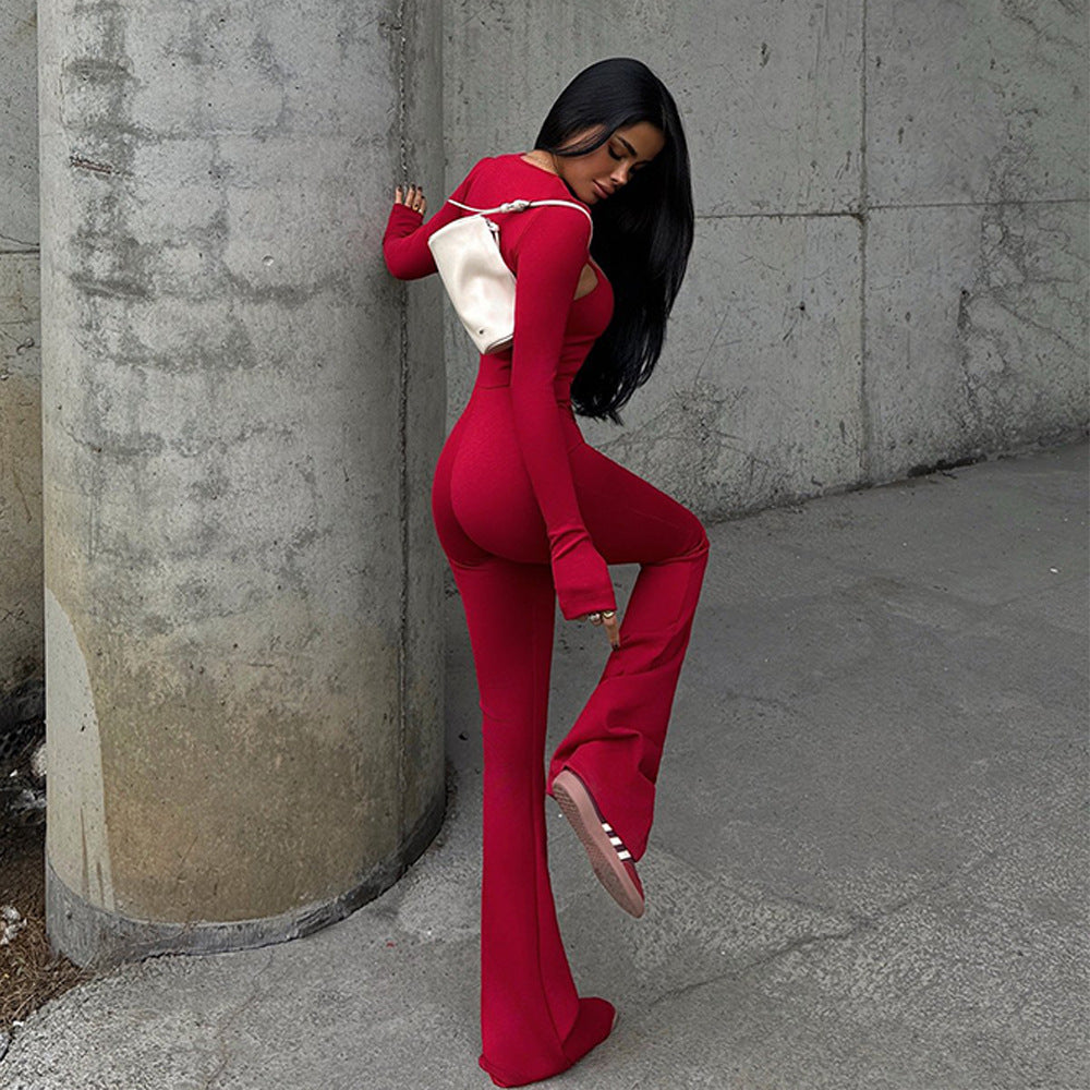 Ember & Russet Cut-Out Jumpsuit
