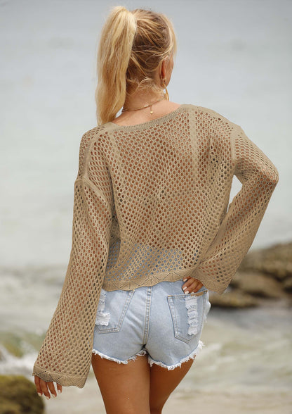 Lace-up Cardigan